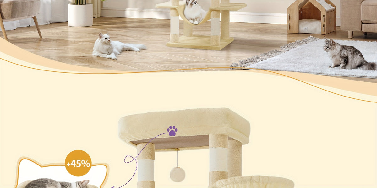 Arbre à chat, lavable pour animaux et maison – vue détaillée 9