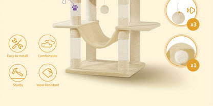 Arbre à chat, lavable pour animaux et maison – vue détaillée 11