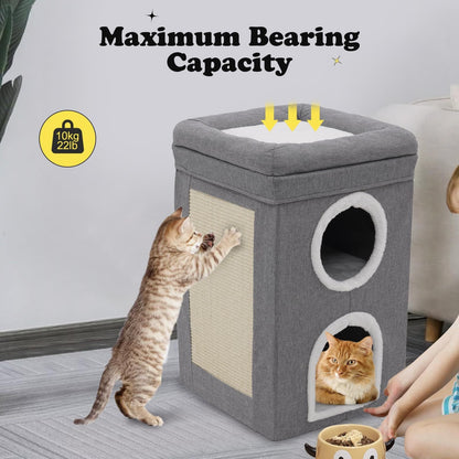 Arbre à chat, pliable pour animaux et maison – vue détaillée 2