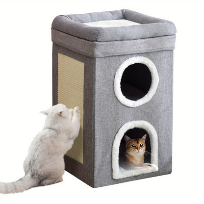 Arbre à chat, pliable pour animaux et maison – vue détaillée 7