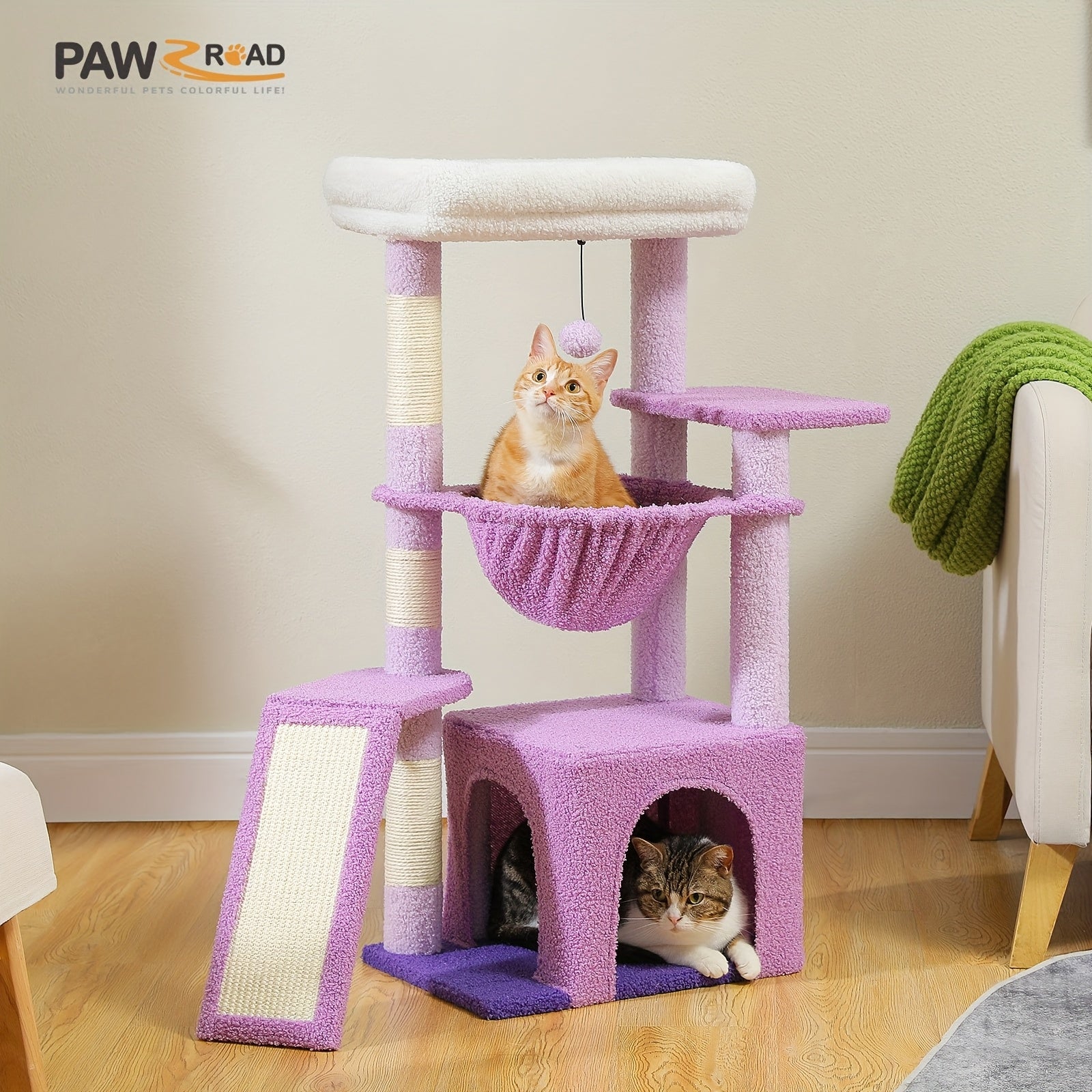 Arbres à chat et tours, 90cm pour animaux et maison – vue détaillée 5