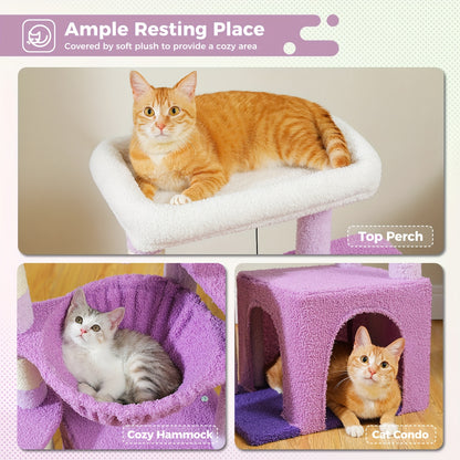 Arbres à chat et tours, 90cm pour animaux et maison – vue détaillée 13
