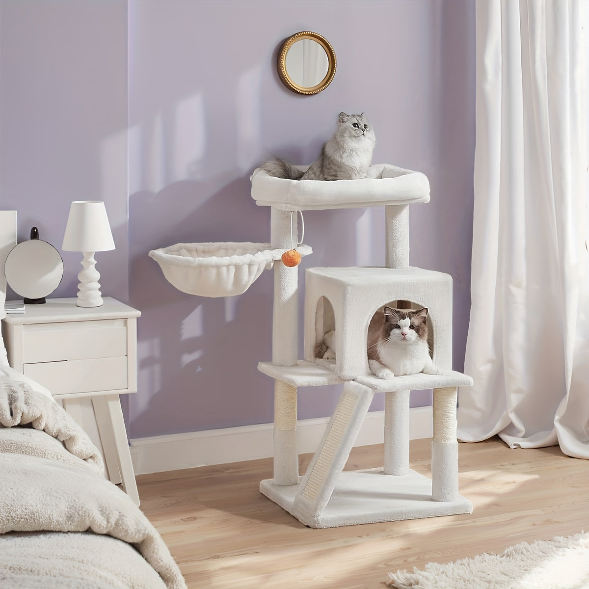 Arbres à chat et tours, Gris foncé pour animaux et maison – vue détaillée 8