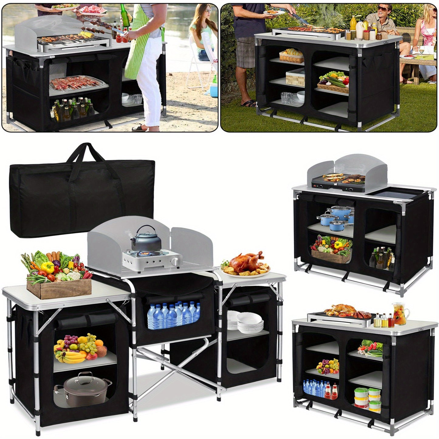 Armoire de cuisine, aluminium pour cuisine et coin repas – vue principale
