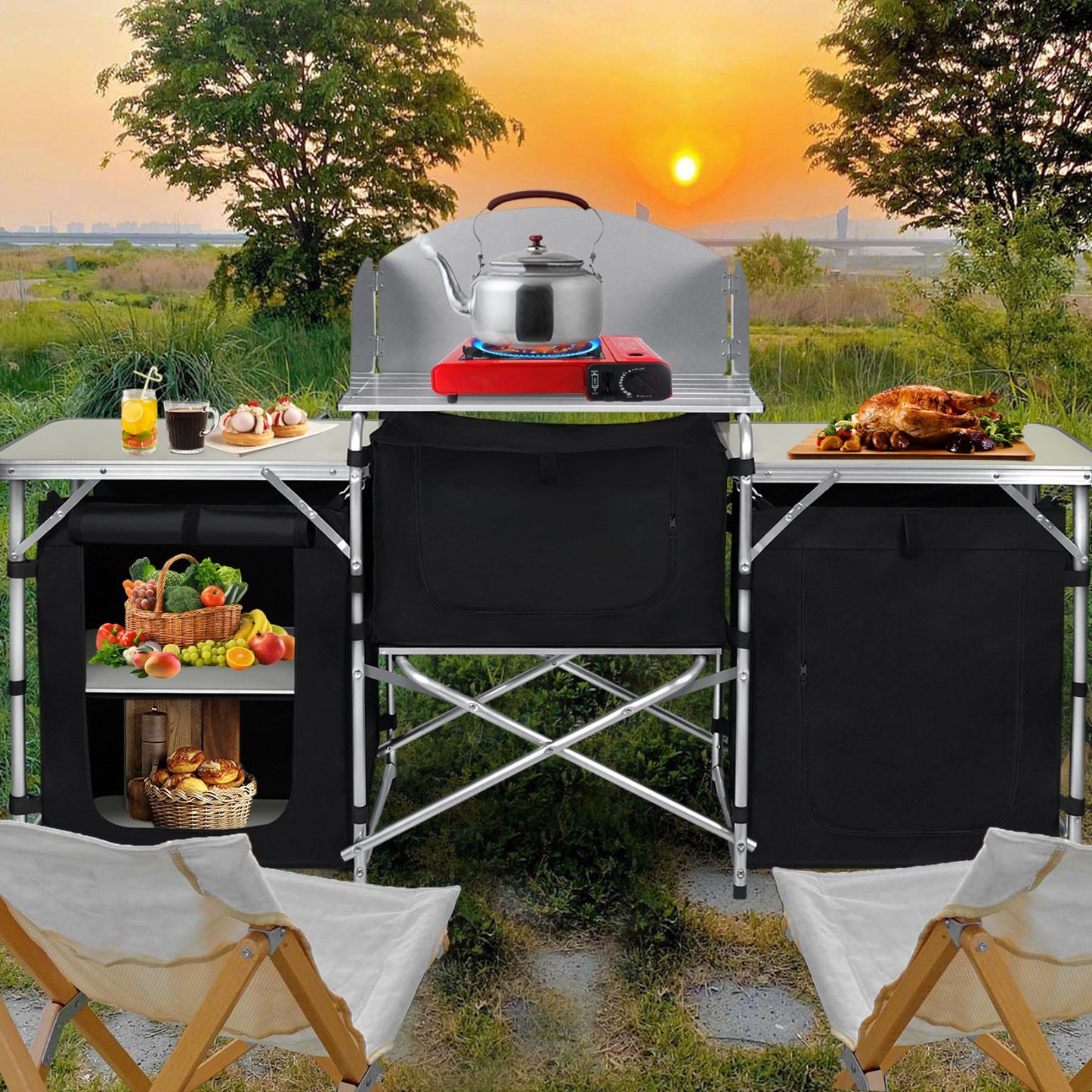 Armoire de cuisine, aluminium pour cuisine et coin repas – vue détaillée 6