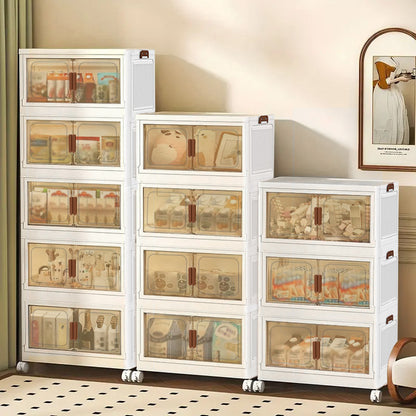 Armoires de rangement pliantes surdimensionnées, plastique pour cuisine et coin repas – vue détaillée 6
