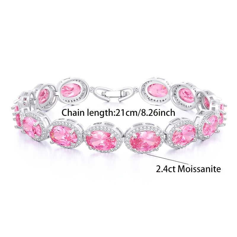 ARTPAGE, couleur rose pour Femme avec Moissanite Rose et quotidien – vue détaillée 2