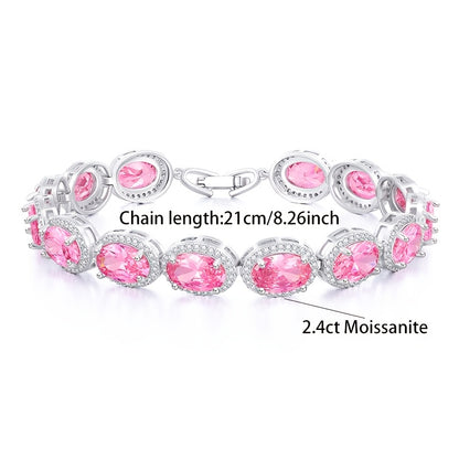 ARTPAGE, couleur rose pour Femme avec Moissanite Rose et quotidien – vue détaillée 2