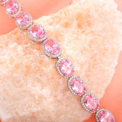 ARTPAGE, couleur rose pour Femme avec Moissanite Rose et quotidien – vue détaillée 3