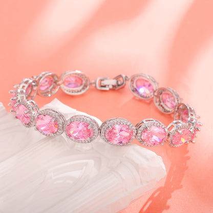 ARTPAGE, couleur rose pour Femme avec Moissanite Rose et quotidien – vue détaillée 8