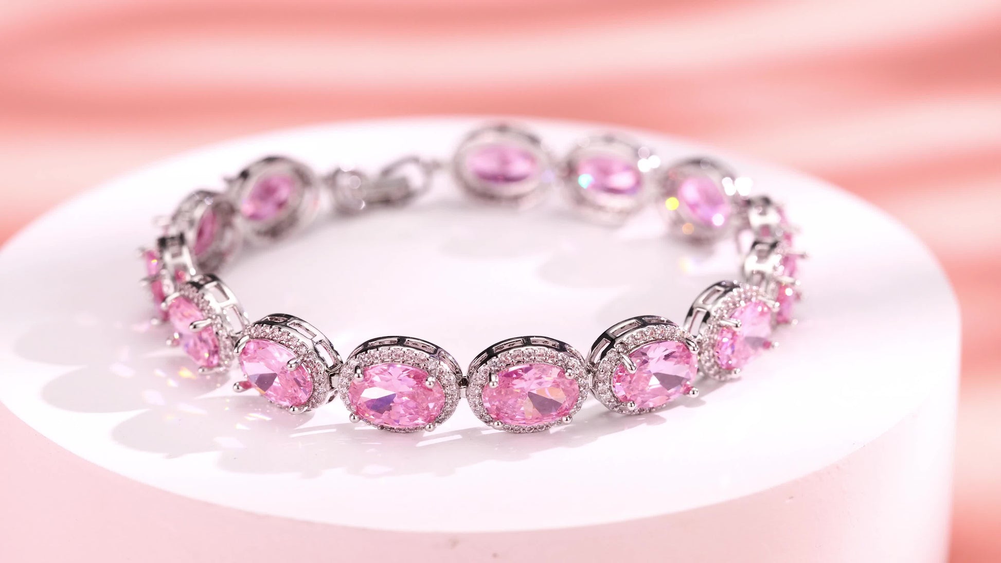 ARTPAGE, couleur rose pour Femme avec Moissanite Rose et quotidien – vue détaillée 10