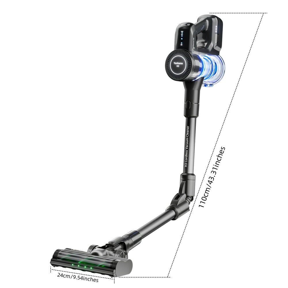 Aspirateur sans fil, 2500 mAh pour tapis et sols durs – vue détaillée 3