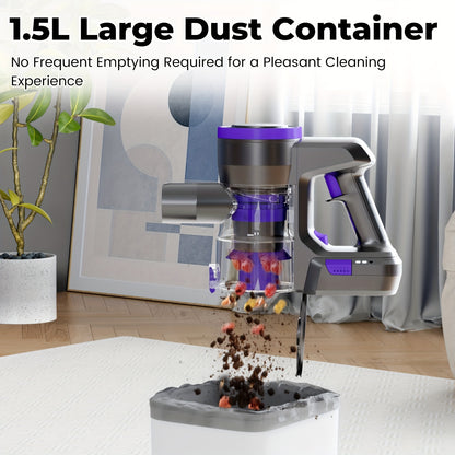 Aspirateur sans fil, 2500 mAh pour tapis et sols durs – vue détaillée 13