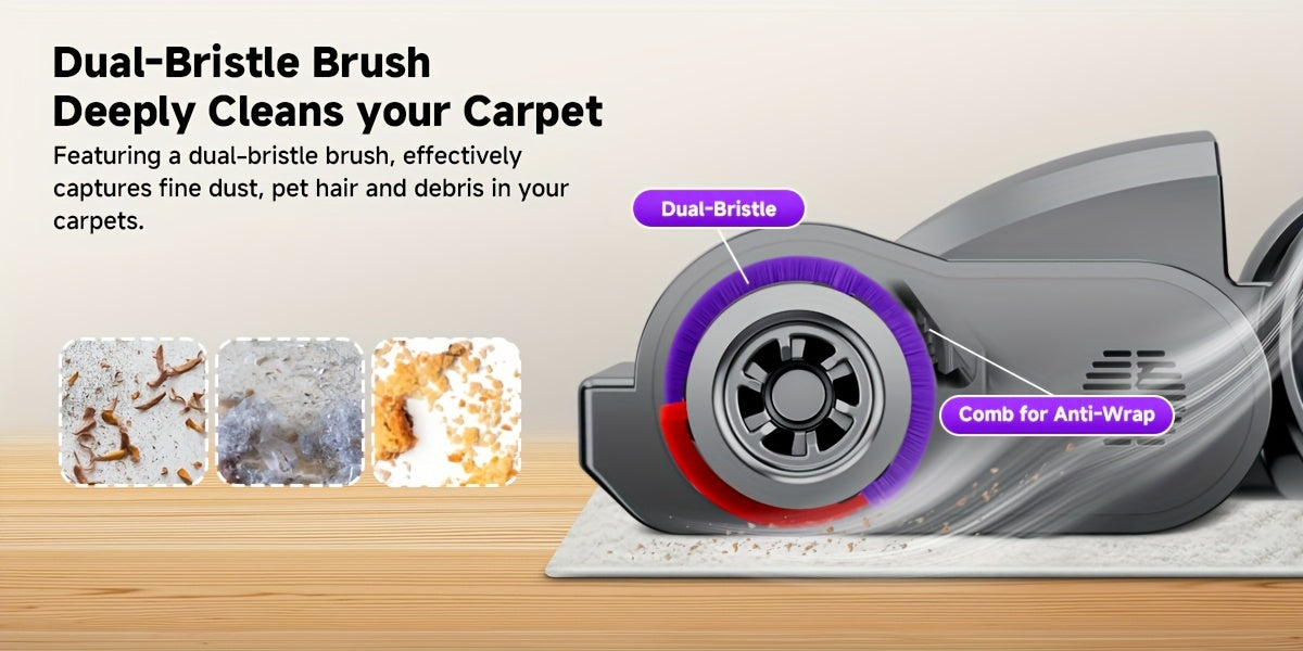 Aspirateur sans fil, 35-70KPA niveaux d'aspiration multiples pour sols durs – vue détaillée 13
