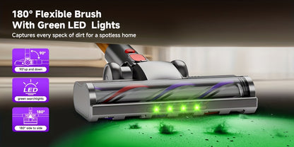 Aspirateur sans fil, 35-70KPA niveaux d'aspiration multiples pour sols durs – vue détaillée 15