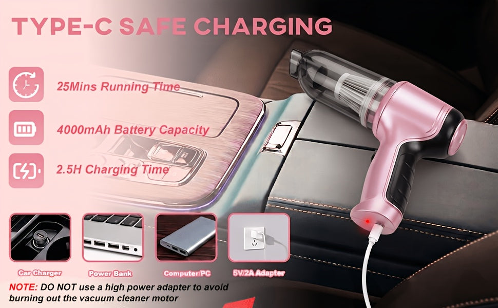 Aspirateur sans fil, 4000mAh pour sols durs et tapis – vue détaillée 16