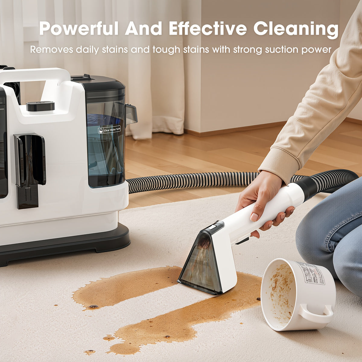 Aspirateur sans fil, 5 Kpa pour tapis et sols durs – vue détaillée 3