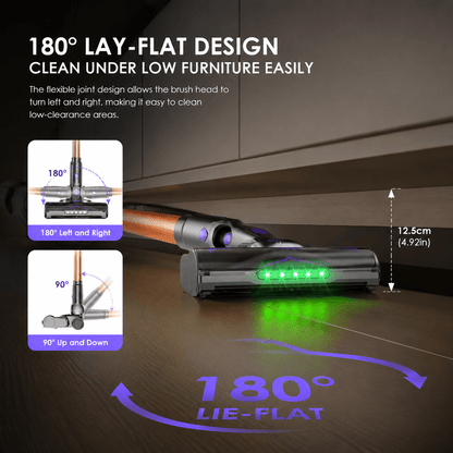 Aspirateur sans fil, 500W pour sols durs et tapis – vue détaillée 3