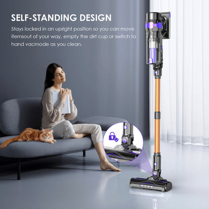 Aspirateur sans fil, 500W pour sols durs et tapis – vue détaillée 5