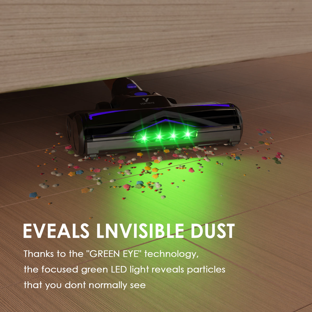 Aspirateur sans fil, 500W pour sols durs et tapis – vue détaillée 8