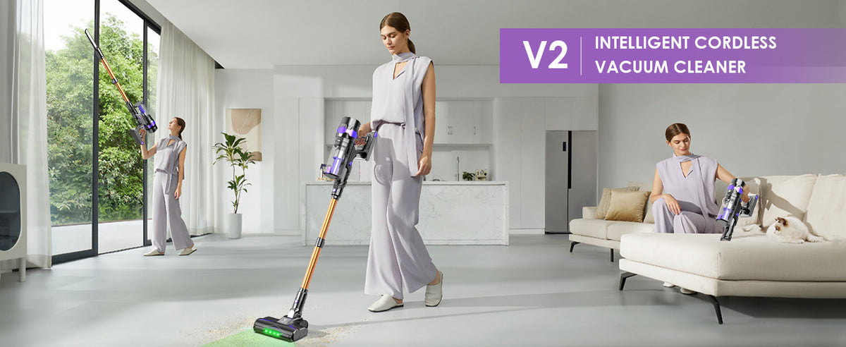 Aspirateur sans fil, 500W pour sols durs et tapis – vue détaillée 10