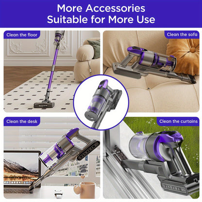 Aspirateur sans fil, 650W pour sols durs et tapis – vue détaillée 3