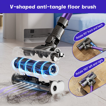 Aspirateur sans fil, 650W pour sols durs et tapis – vue détaillée 5