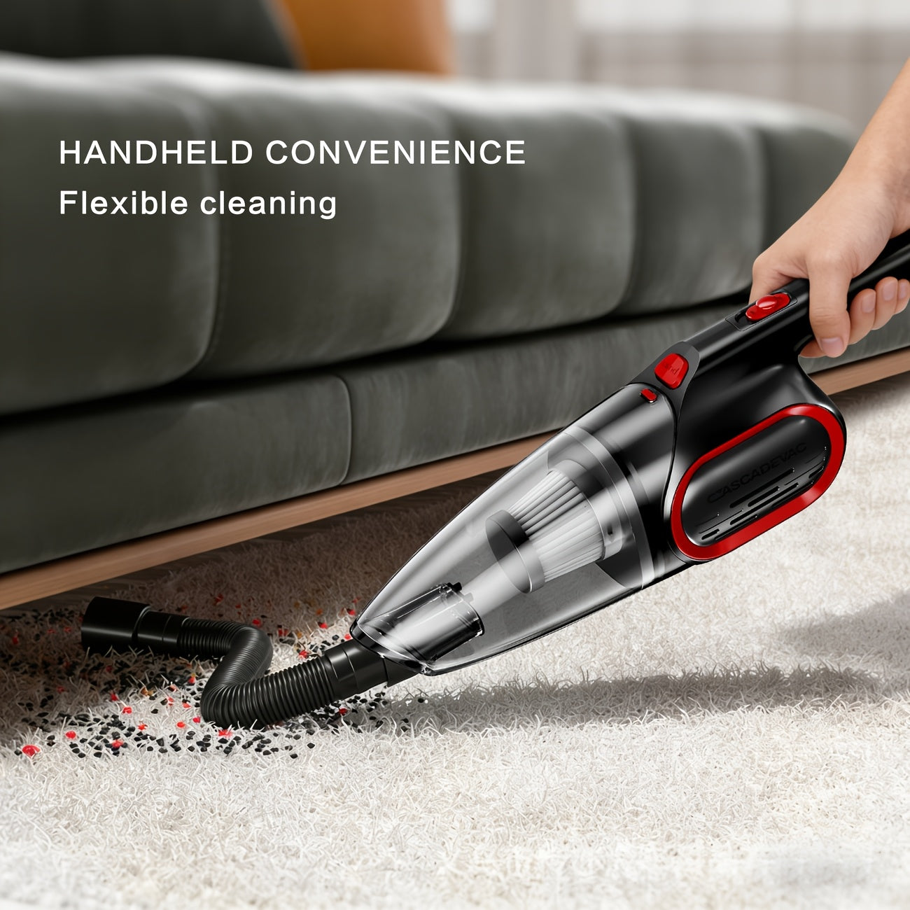Aspirateur sans fil, 8A09/noir pour sols durs et tapis – vue détaillée 6