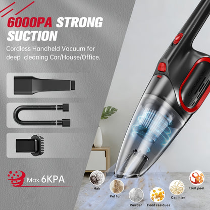 Aspirateur sans fil, 8A09/noir pour sols durs et tapis – vue détaillée 12