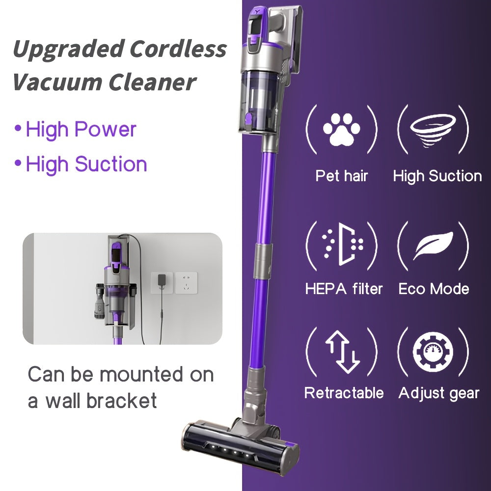 Aspirateur sans fil, Aspirateur à main super puissant H7/H5 65KPA/75KPA pour sols durs et tapis – vue détaillée 9