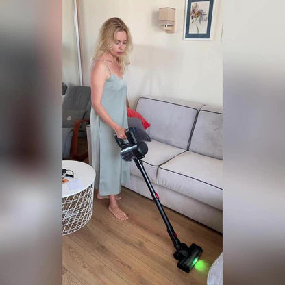 Aspirateur sans fil, Autonomie de 40 Minutes Rechargeable. Léger pour sols durs et poils d’animaux – vue détaillée 9