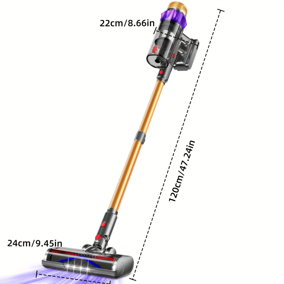 Aspirateur sans fil, B pour sols durs et tapis – vue détaillée 2