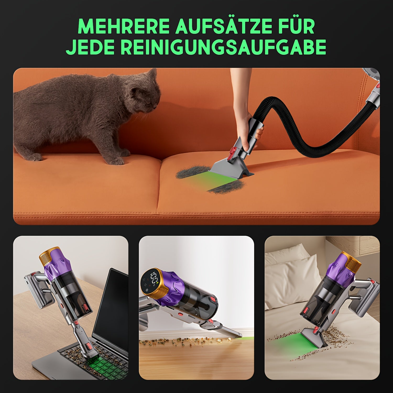 Aspirateur sans fil, B pour sols durs et tapis – vue détaillée 12