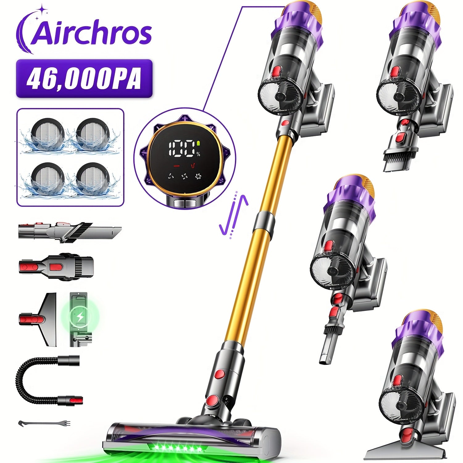 Aspirateur sans fil, B pour sols durs et tapis – vue détaillée 14