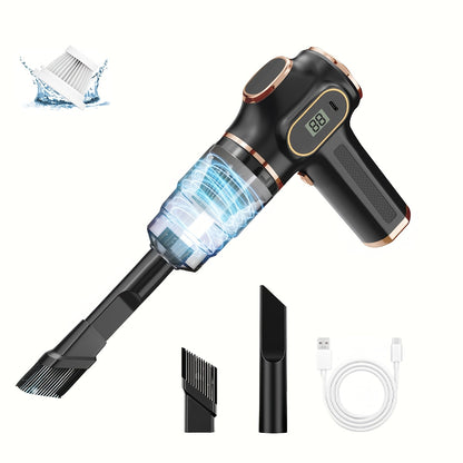 Aspirateur sans fil, Bleu et Doré soufflant et aspirant pour sols durs et tapis – vue détaillée 20