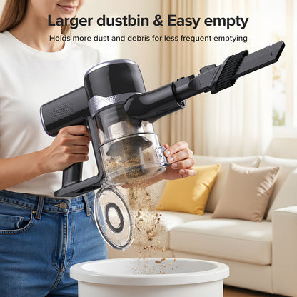 Aspirateur sans fil, Couleur dorée pour sols durs et tapis – vue détaillée 22