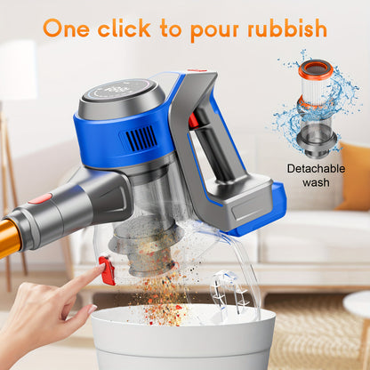 Aspirateur sans fil, Doré pour tapis et sols durs – vue détaillée 5