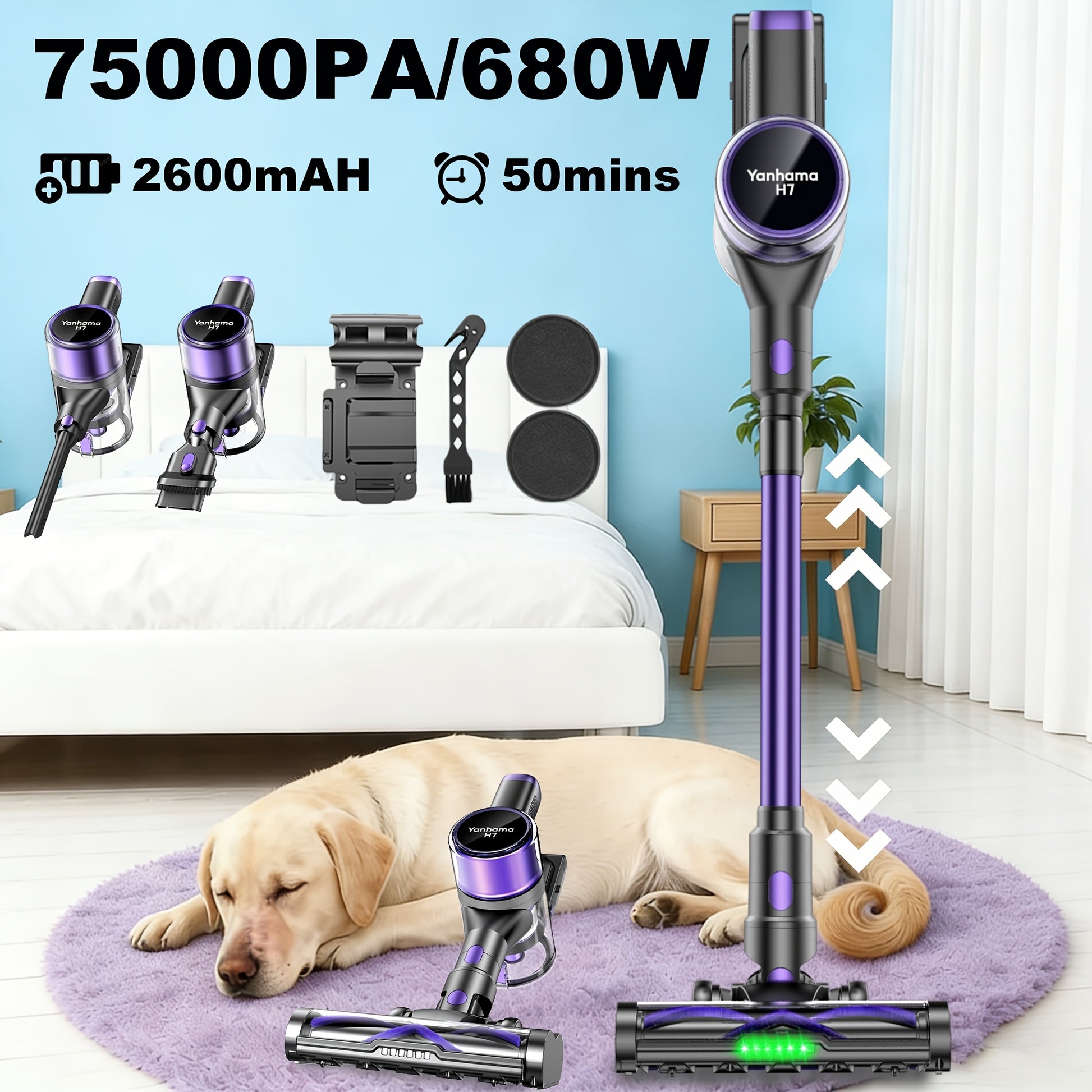 Aspirateur sans fil, H5 pour sols durs et tapis – vue détaillée 9