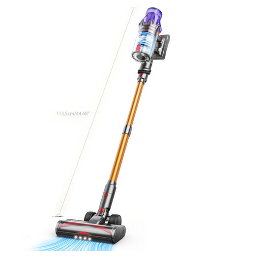 Aspirateur sans fil, Jaune pour tapis – vue principale