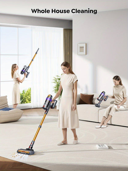 Aspirateur sans fil, Léger avec Affichage LED/Brosse -Enchevêtrement pour sols durs – vue détaillée 15