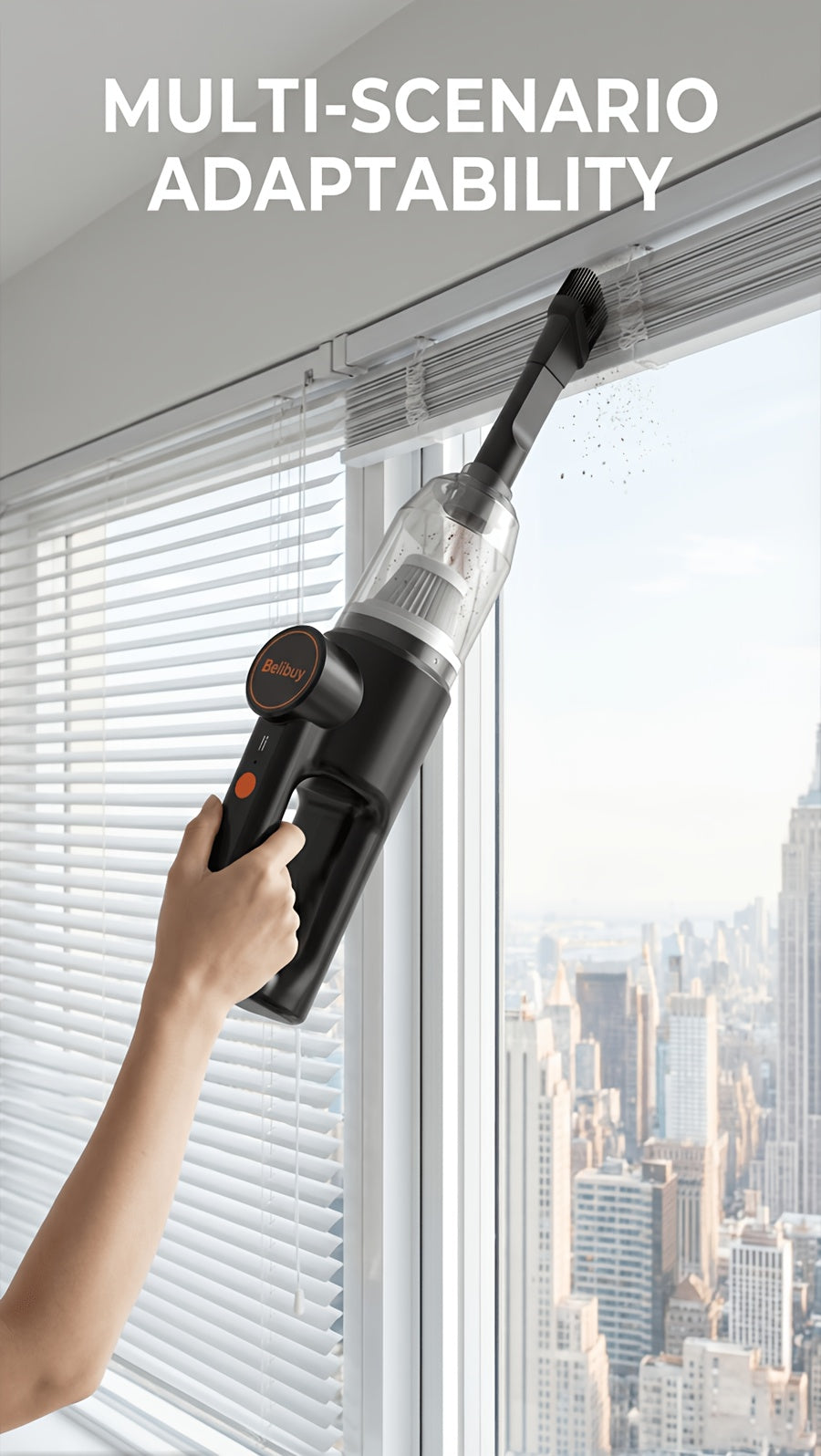Aspirateur sans fil, Luxe Noir pour sols durs et tapis – vue détaillée 13