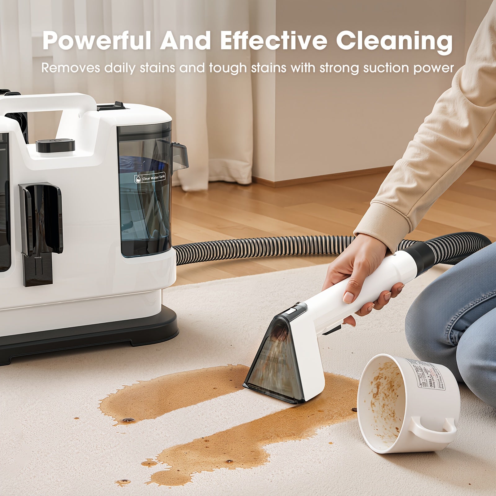 Aspirateur sans fil, nettoyage à 3 actions pour sols durs – vue détaillée 6