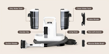 Aspirateur sans fil, nettoyage à 3 actions pour sols durs – vue détaillée 17
