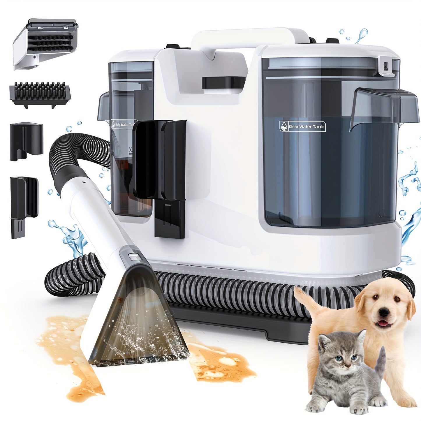Aspirateur sans fil, nettoyage à 3 actions pour sols durs – vue détaillée 18