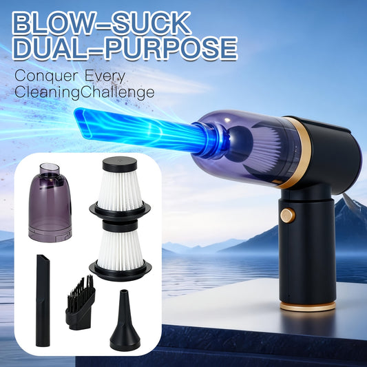 Aspirateur sans fil, Noir brillant pour bureau et télétravail – vue principale