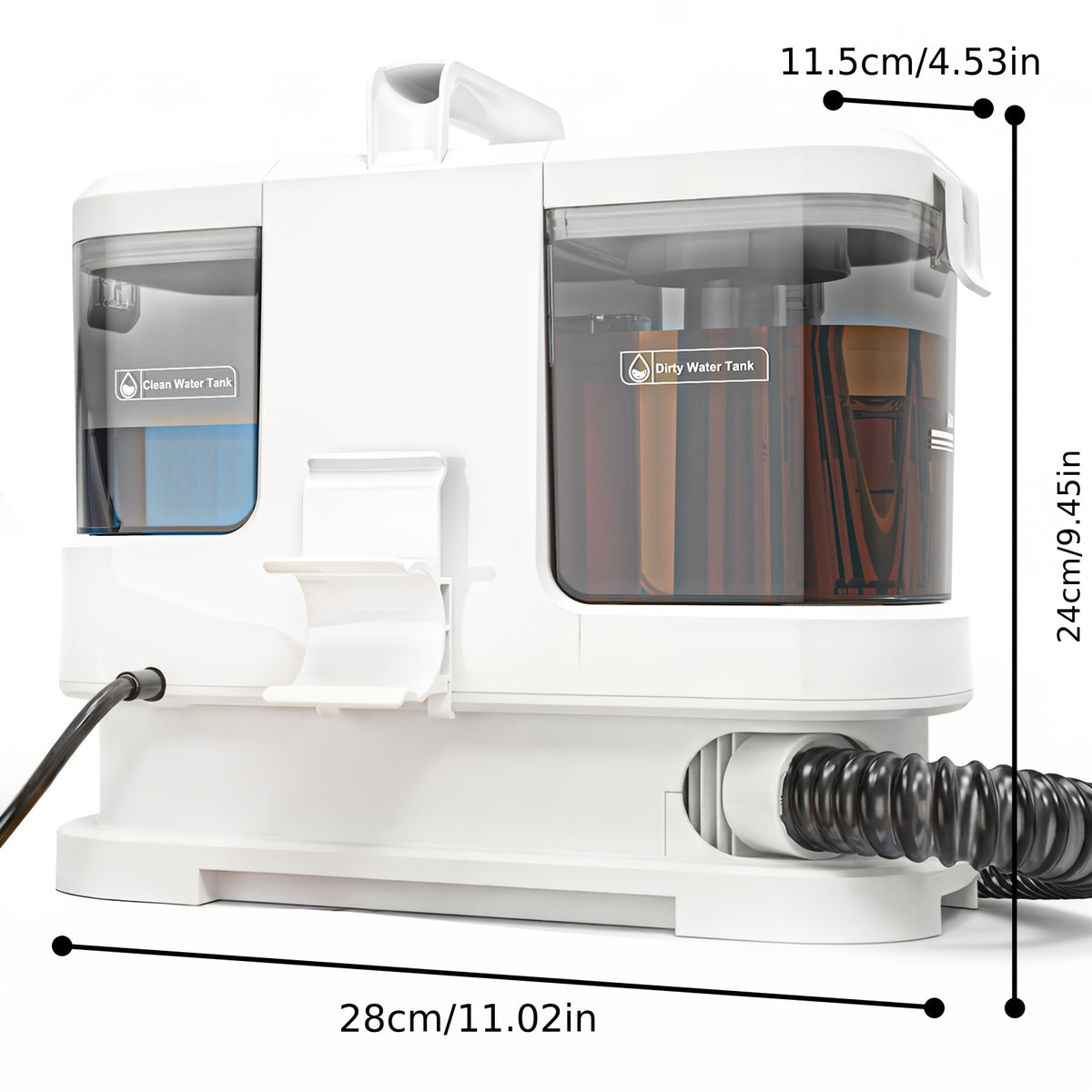 Aspirateur sans fil, Noir pour tapis et poils d’animaux – vue détaillée 2