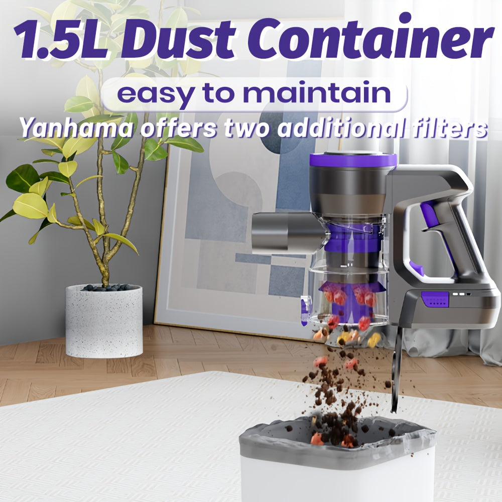Aspirateur sans fil, Noir pour tapis et sols durs – vue principale