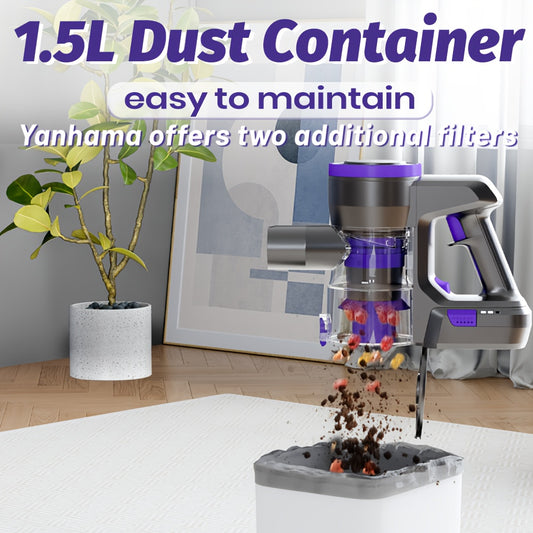 Aspirateur sans fil, Noir pour tapis et sols durs – vue principale