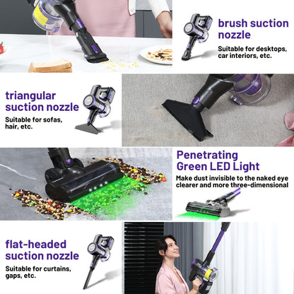 Aspirateur sans fil, Noir pour tapis et sols durs – vue détaillée 6