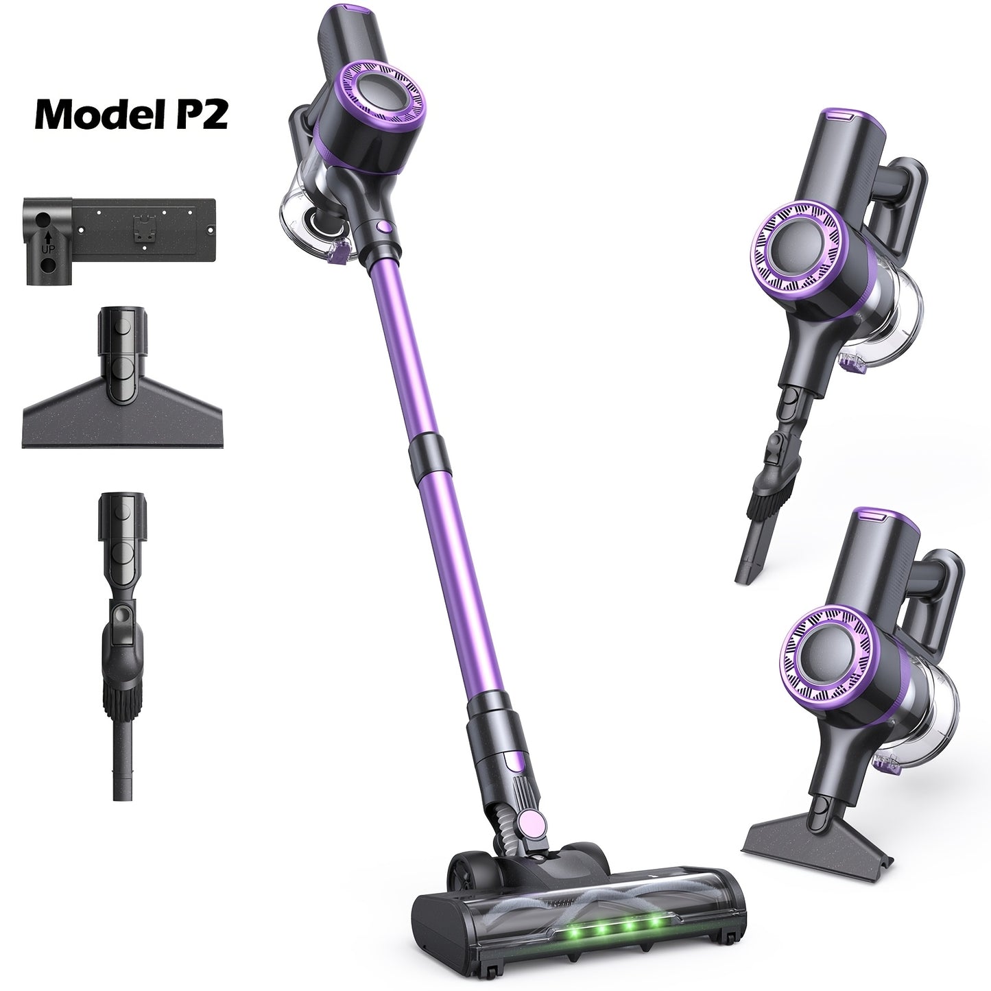 Aspirateur sans fil, P2/Doré pour sols durs et tapis – vue détaillée 5